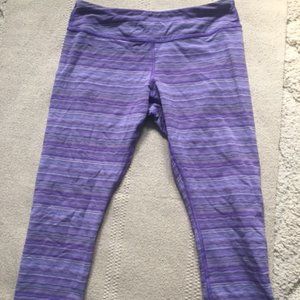 Ivivva purple cropped leggings